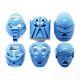 LEGO Bionicle Complete Set of Noble Kanohi Masks for Turaga Nokama Medium Blue