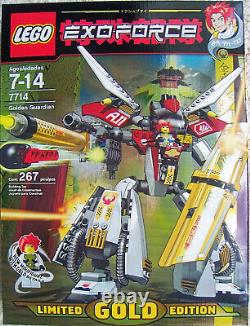 LEGO Exo-Force 7714 Golden Guardian NEW! RARE Mech Ha-Ya-To Limited Gold Edition