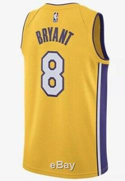 Lakers Kobe Bryant Retirement Limited Edition Nike Jersey #8 (XXL) #24 (3XL)