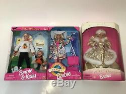 Large LOT OF 16 Barbie Dolls BRAND NEW IN BOX Vintage 1990s Special Edition Old