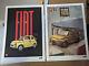 Lego 5006310 Fiat 500 TWO Art Prints Nuova Rosso VIP Limited Edition mint