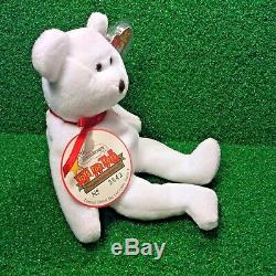 Limited Edition Ty Beanie Baby Valentino The Bear Toys For Tots 1 / 5,500 MWMT