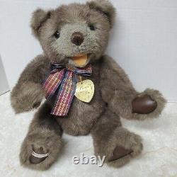 Limited Edition by Gund QVC Teddy Edward Style 4510 Bear With Me Leather Jointed