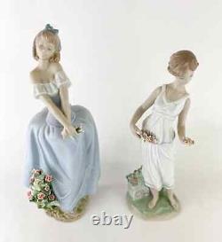 Lladro Limited Edition of Lady in Love and Flowers for Goddess Woman, Retired