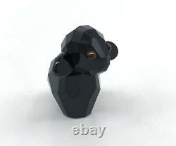 Lovlots Swarovski Shady Black Lamb 1.25in Jet Crystal Ltd Edition 2006 no box