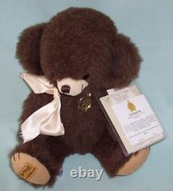 Merrythought Cheeky Cosy Teddy Bear Musical England Alpaca 75th Pin Brooch