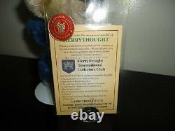 Merrythought Cheeky on the Beat Police Bear Blue Mohair Ltd Edition 352/500 Uk