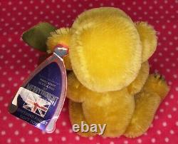 Merrythought Harrods Cheeky Teddy Bear England Mohair Toy Limited Edition