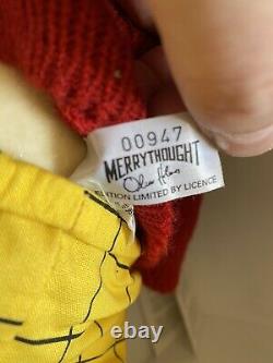 Merrythought Rupert Bear 1992 18 Inch Limited Edition Good Condition
