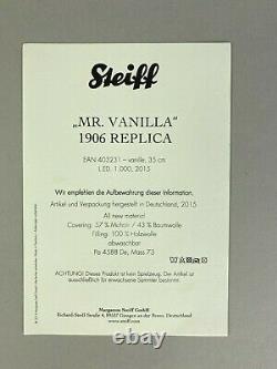 Mr Vanilla Replica 1906 Steiff Ltd Edition Bear EAN403231 2015 Boxed