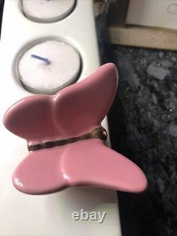 Nora Fleming Retired Mini PINK Butterfly Limited Edition