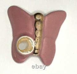 Nora Fleming Retired Mini PINK Butterfly Limited Edition Rare