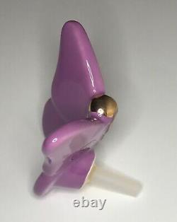 Nora Fleming Retired Mini PURPLE Butterfly 2017 Limited Edition Rare
