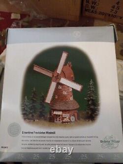 Original Dept 56 Crowntree Freckleton Windmill 58472 Limited Edition/Rare