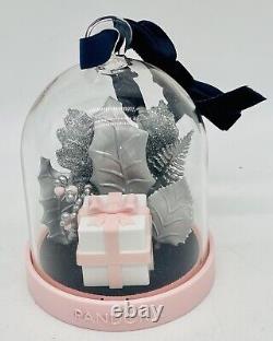 Pandora Limited Edition 2019 Glass Ornament And Charm Retired Pink Multicolor