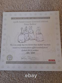 Peter Rabbit 150th Anniversary Limited Edition Gund