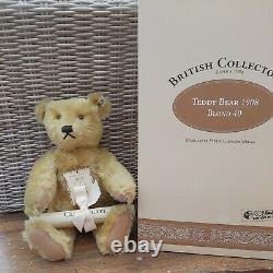 RARE Steiff 1994 British Collectors 1908 REPLICA Bear No 2364 406072 Growler