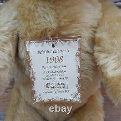 RARE Steiff 1994 British Collectors 1908 REPLICA Bear No 2364 406072 Growler
