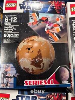 RETIRED NIB LEGO Star Wars Planet Series 1-3 9674-79 75007, 75008