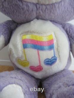 Rare 1987 Harmony Care Bear 13 Limited Edition Musical Notes Motif