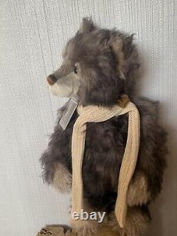 Rare Charlie Bear Sylvester Retired Super Hard To Find Limited Edition Mohair