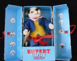 Rare Vintage Merrythought Bill Badger Ltd Edition No 331- Rupert Bear Unused