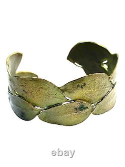 Retired Limited Edition Michael Michaud Round Leaf Eucalyptus Bronze Bracelet