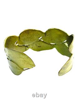 Retired Limited Edition Michael Michaud Round Leaf Eucalyptus Bronze Bracelet
