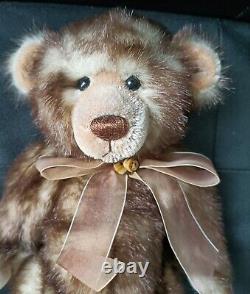 Retired limited edition Charlie Bear Stevie, very rare with authenticity tags