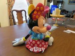 Romero Britto Disney Extra Large Minnie Mouse Figurine Retired Limited Edition