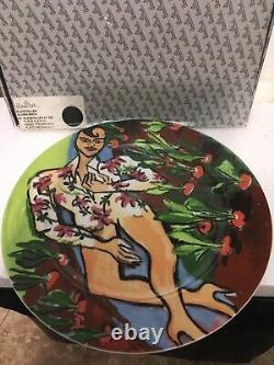 Rosenthal Wall Plate Elvira Bach Gay Love Pride Limited Edition 2000 Germany