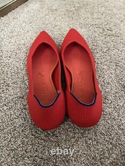 Rothy's Retired Flame Knit Pointed Toe Flats Limited Edition Size 9.5 The Point