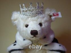 STEIFF MUSICAL Teddy Bear Long To Reign Over Us Limited Edition Elizabeth II