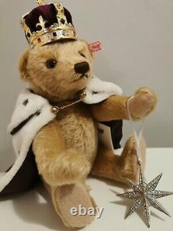 STEIFF Queen Elizabeth II Coronation Teddy Bear Limited Edition EXCLUSIVE Growle