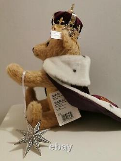 STEIFF Queen Elizabeth II Coronation Teddy Bear Limited Edition EXCLUSIVE Growle