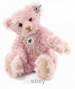 STEIFF Rose Pink Teddy Bear Long Mohair Limited Edition 408731