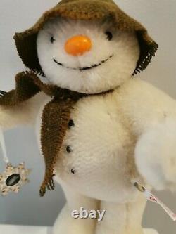 STEIFF The Snowman Limited Edition 2013 Retired Gold Button In Ear COA Exclusive