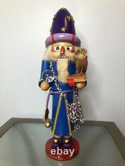 STEINBACH NUTCRACKER MERLIN THE MAGICIAN 18 Limited Edition SIGNED # 231