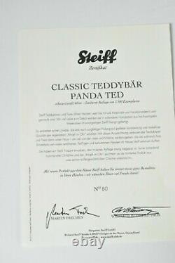 Steiff 036484 Classic Teddy Bear Panda Ted Retired Limited Edition