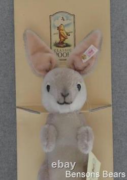 Steiff 2000 Rabbit Disney Classic Winnie The Pooh Series Grey Mohair Ean 651731