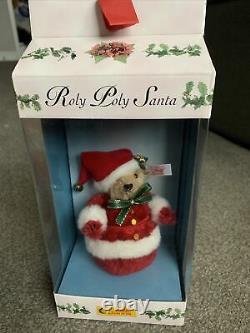 Steiff 2003 Ltd Edition Roly Poly Santa Claus Bear Brand New Boxed Ean 037894