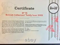 Steiff 2022 British Collectors Teddy Bear, EAN 691294 78/2000 BEAR SHOP