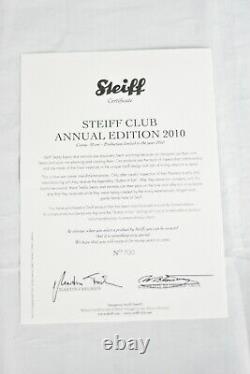 Steiff 421105 Steiff Club Annual Edition 2010 Bear Limited Edition Retired Boxed