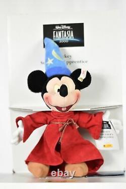 Steiff 651519 Mickey Sorcerer's Apprentice Limited Edition Boxed Retired Disney