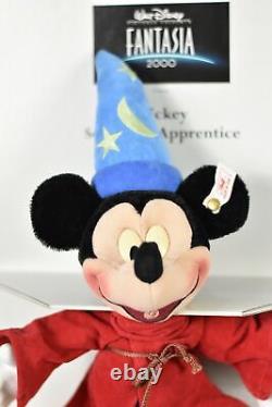 Steiff 651519 Mickey Sorcerer's Apprentice Limited Edition Boxed Retired Disney