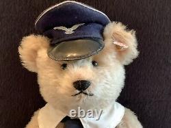 Steiff 661662 Captain Mach the Concorde Bear Limited Edition Boxed