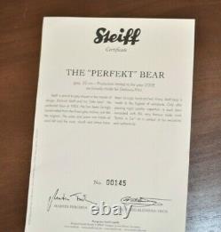 Steiff 662447 Perfekt Bear Limited Edition COA & Boxed