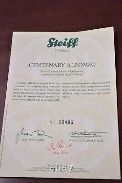Steiff 662591 Centenary Alfonzo Growler Limited Edition Boxed