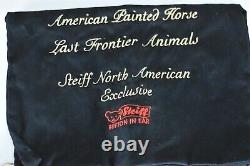 Steiff 667435 American Painted Horse Limited Edition COA & Bag