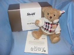 Steiff Ben Teddy Bear With Winter Jacket 007231 In Stock Limited Edition NEW